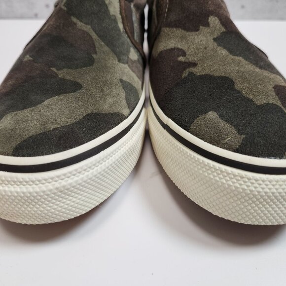 New G.H. Bass & Co. Pilot SP17 Suede Leather Camo Slip-On Shoes Mens 8.5M - Picture 12 of 16